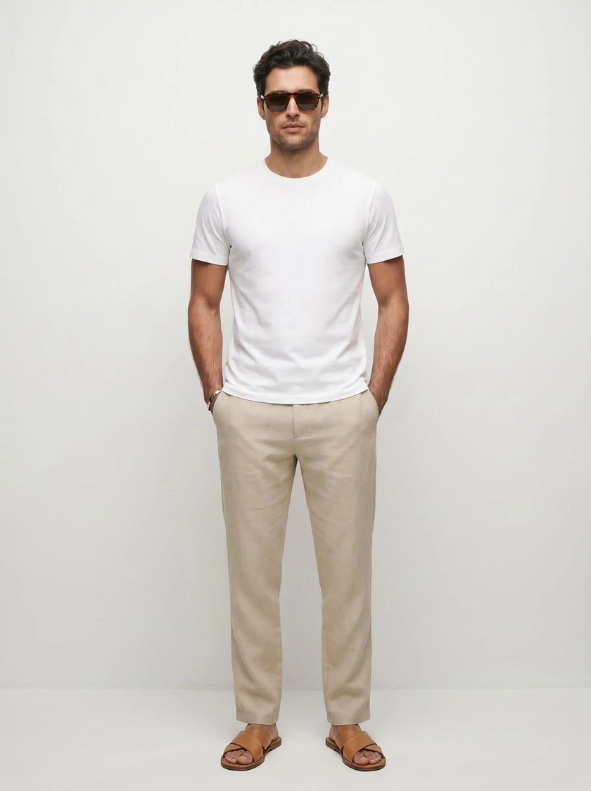 BVM TP TEE 001 WHT 03 half body front