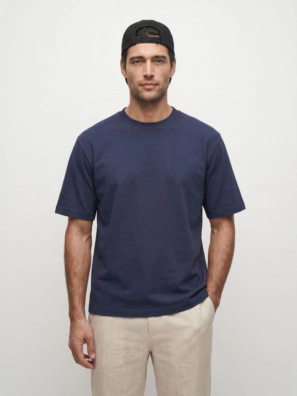 BVM TP TEE 002 NVY 03 half body front