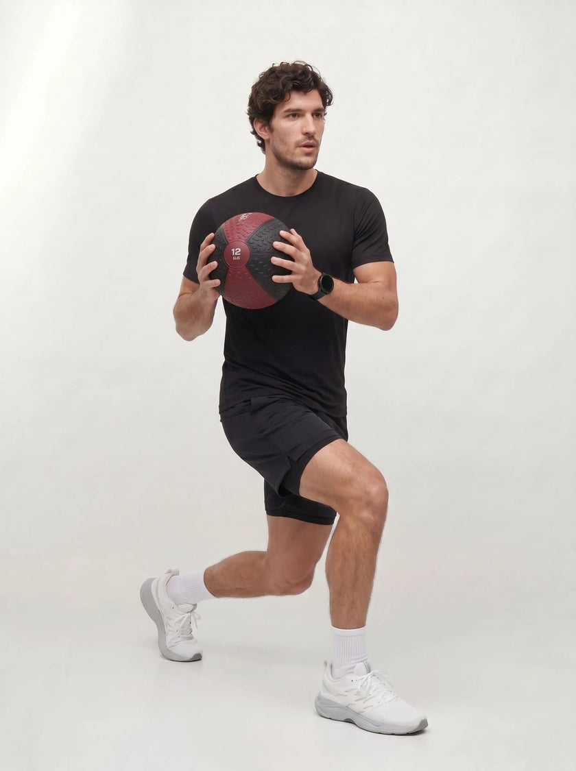 BVM TP TEE 004 BLK 07 sports lunge chest carry