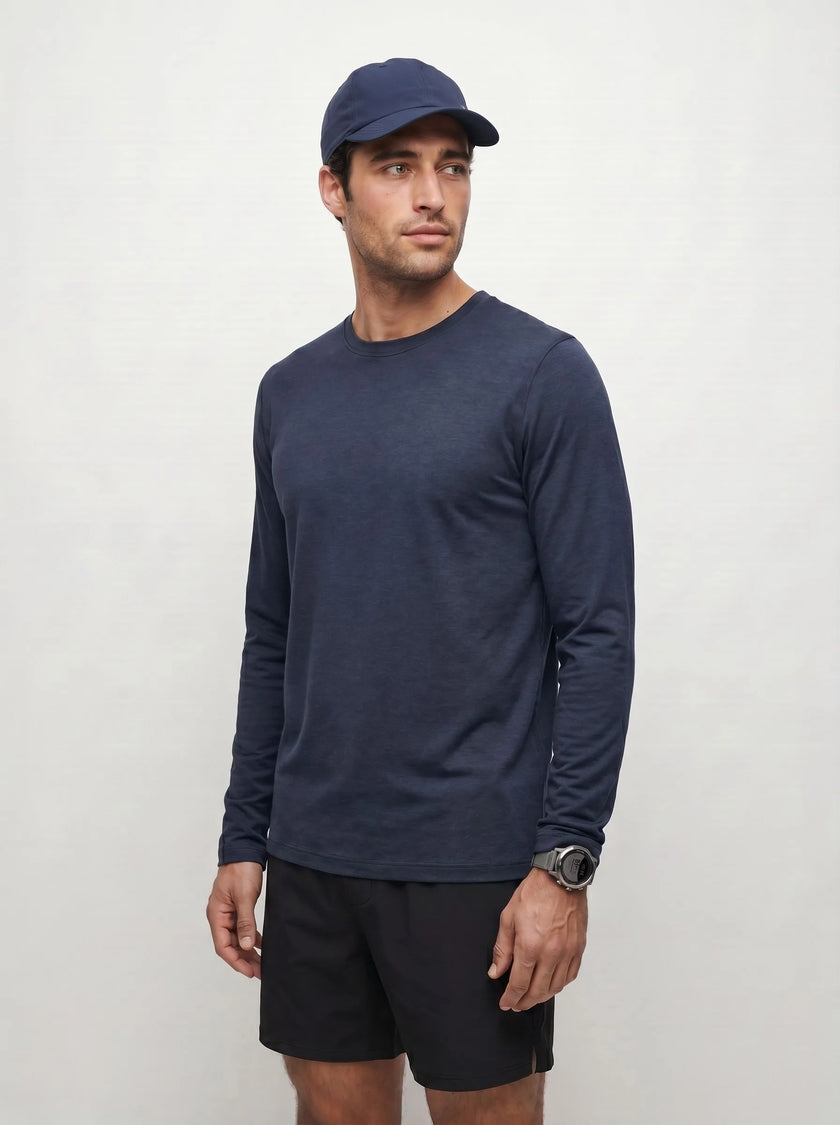 BVM TP TEE 008 NVY 05 half body side